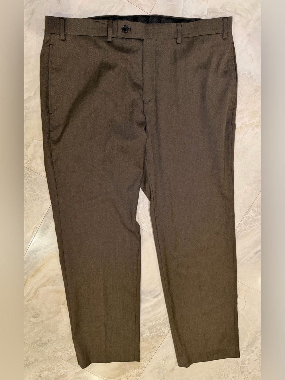 Ralph Lauren Men's Dark Brown Dress Trousers